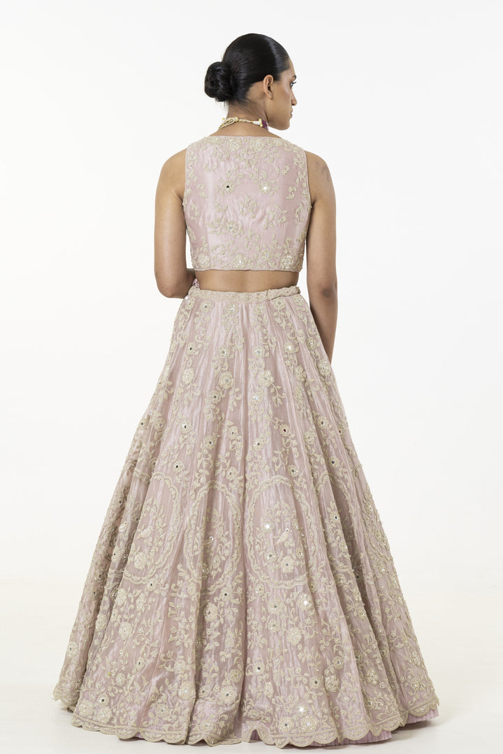 Pink Sparkling Dori Lehenga ( Ready To Ship )