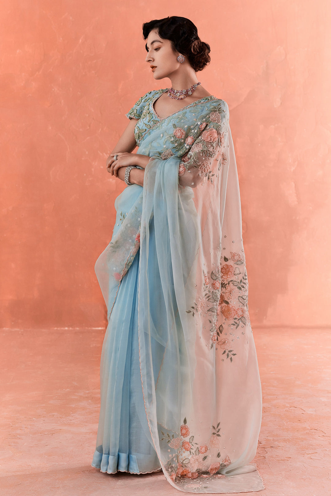 Chiffon Sarees - Buy Latest Designer Sarees Online – Love Summer